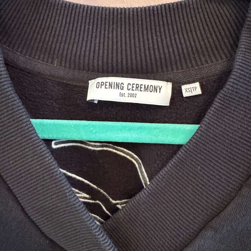 Black V-Neck Sweater by Opening Ceremony - Picture 2 of 6
